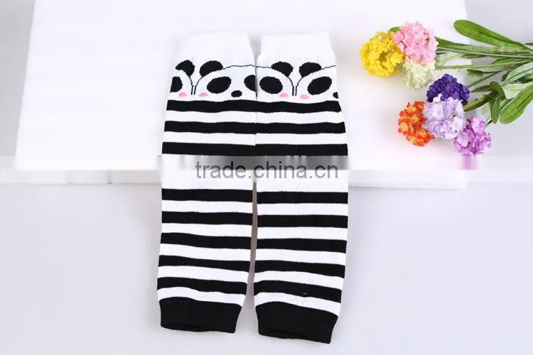 Baby Leg Warmers White And Black Kids Cotton Legging Warmers