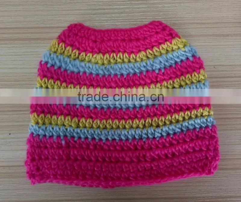 Rose Red Winter Knitted Hat CC Beanies Hat