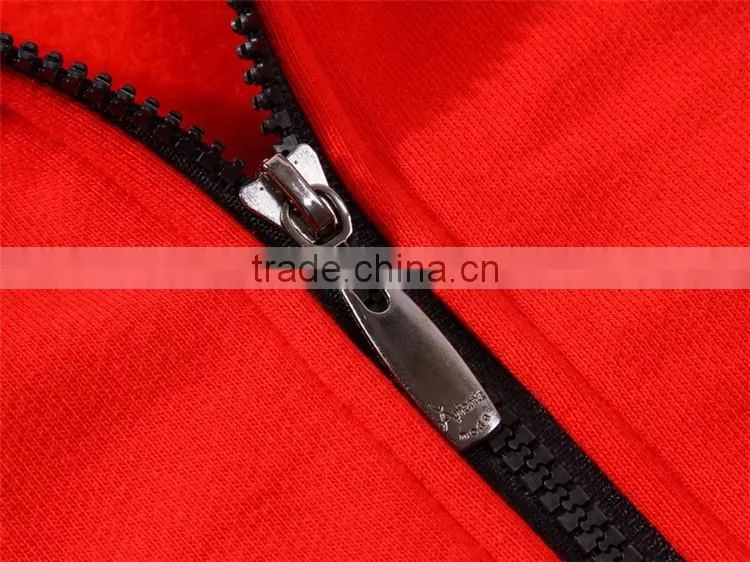 OEM Cheap Custom Heavy Thick Mens Cotton Polyester Fleece Zip Up Sweatshirt and Hoodies