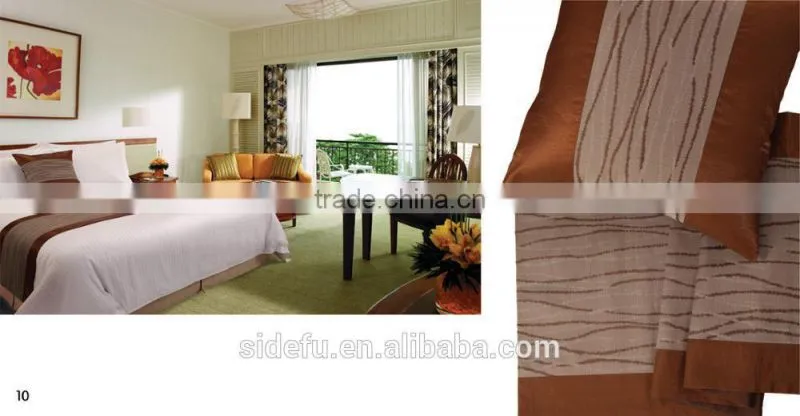 Factory Manufactural Wholesale Design Decorative High Quality Hotel King Size Bed Runner