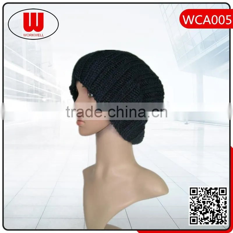 Custom 100% acrylic knit beanie hat knit beanies