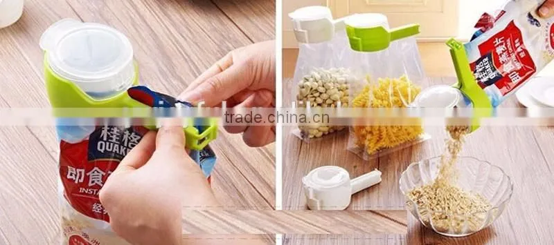 Promotional Plastic Bag Clip / Plastic Food Bag Clip / Plastic Bag Seal Clip