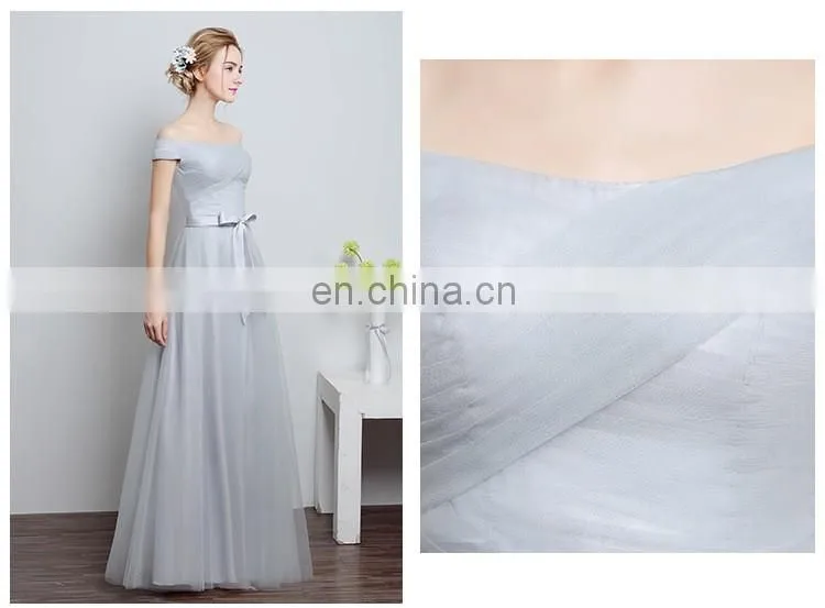 HS1611 Long Floor Length Elegant Prom Evening Dress 2016 Bridesmaid Dress