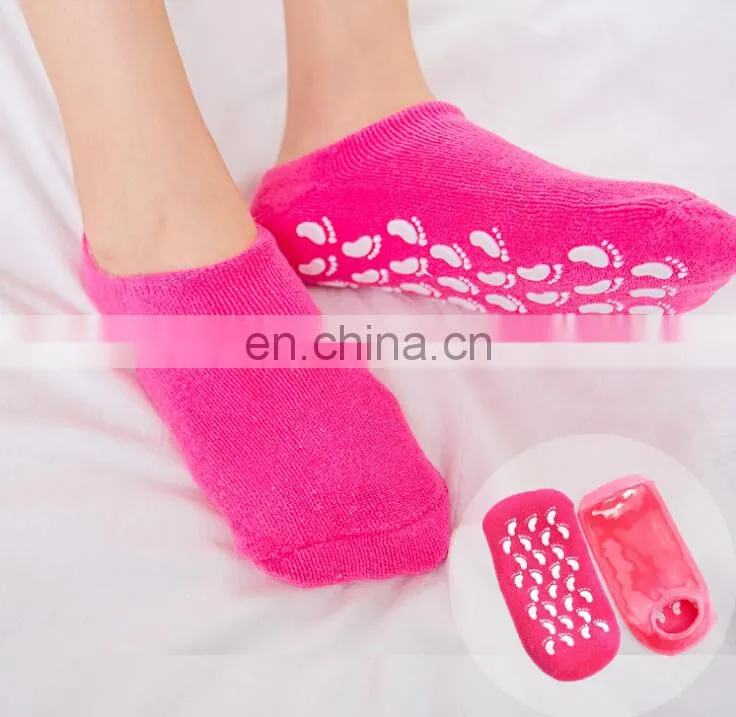 OEM Ultra-Soft Moisturizing Gel Socks Oil Infused Spa Socks