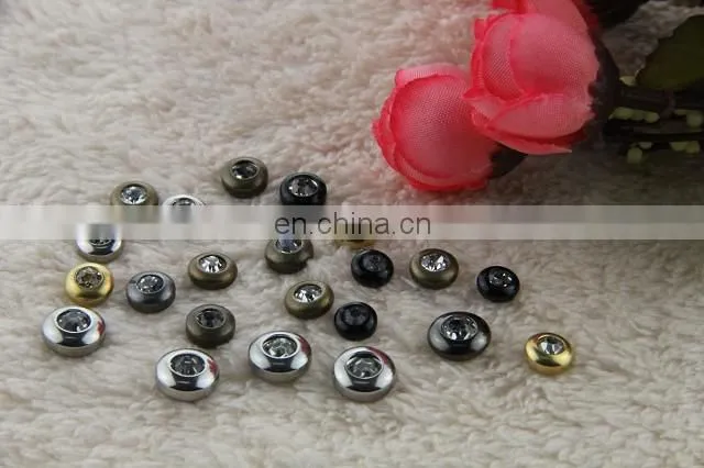2016 high quality decoration rhinestone metal rivet for garment bags