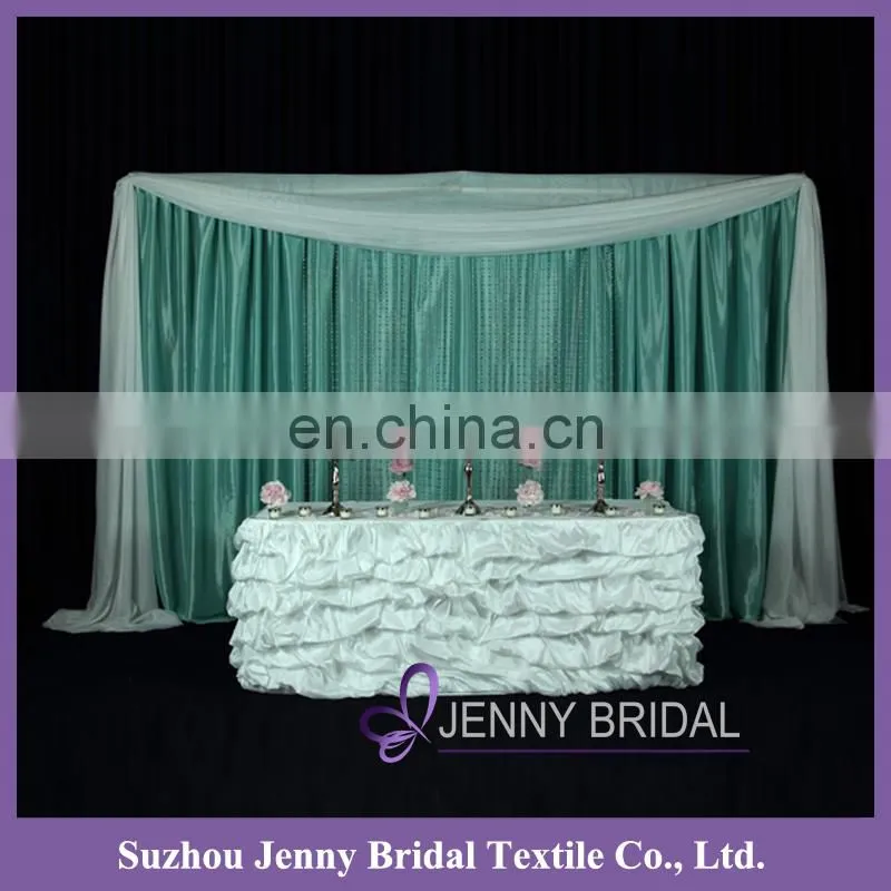 TS001D buffet table cloths marriage decoration wedding luxury tablecloths