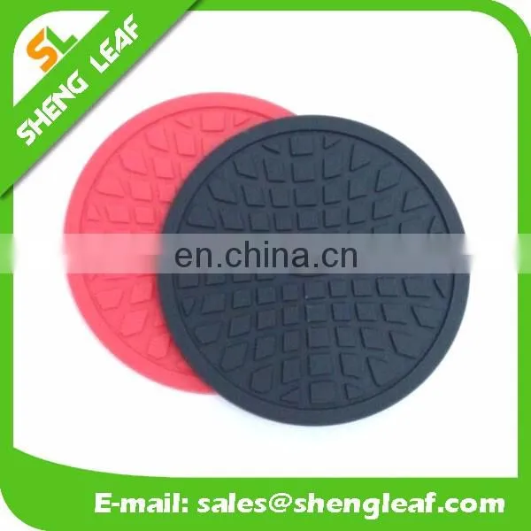 Rubber cup pad coaster with custom printing