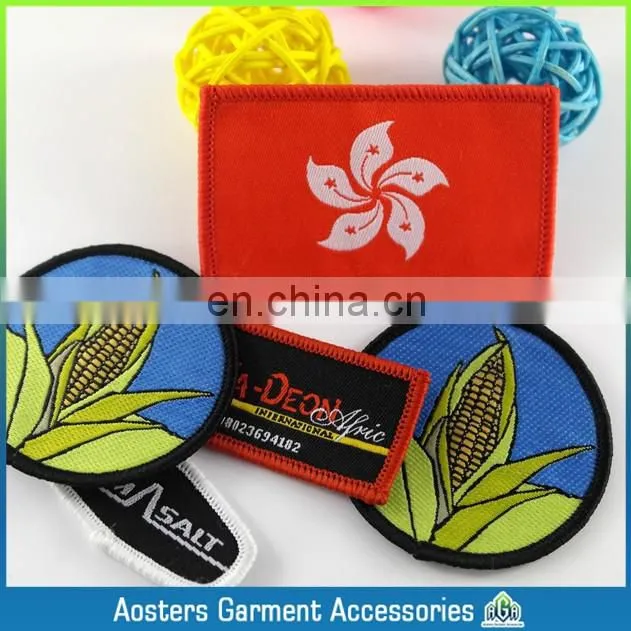 private custom label clothing woven badges