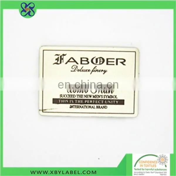 embroidered leather patch for jeans custom leather patches