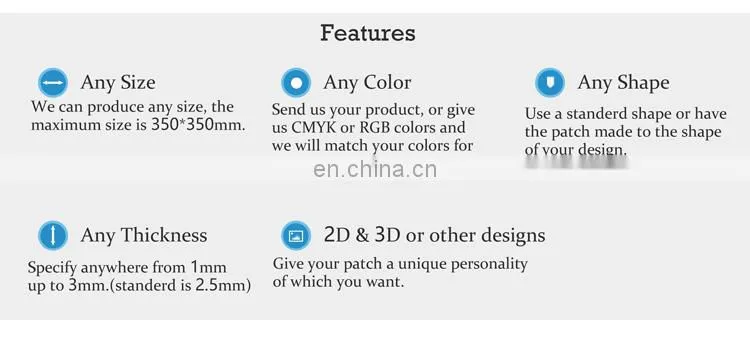 Fashion Style Rubber Patch custom 3d soft pvc rubber logo patch