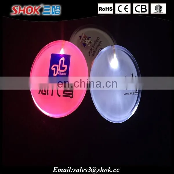 Wedding Gifts For Guests Enviromental-friendly Wonderful Led Plastic Badge
