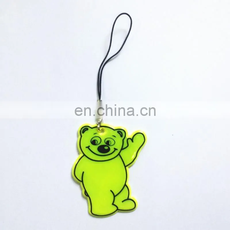 Promotion gifts reflective metal keychain/hanger