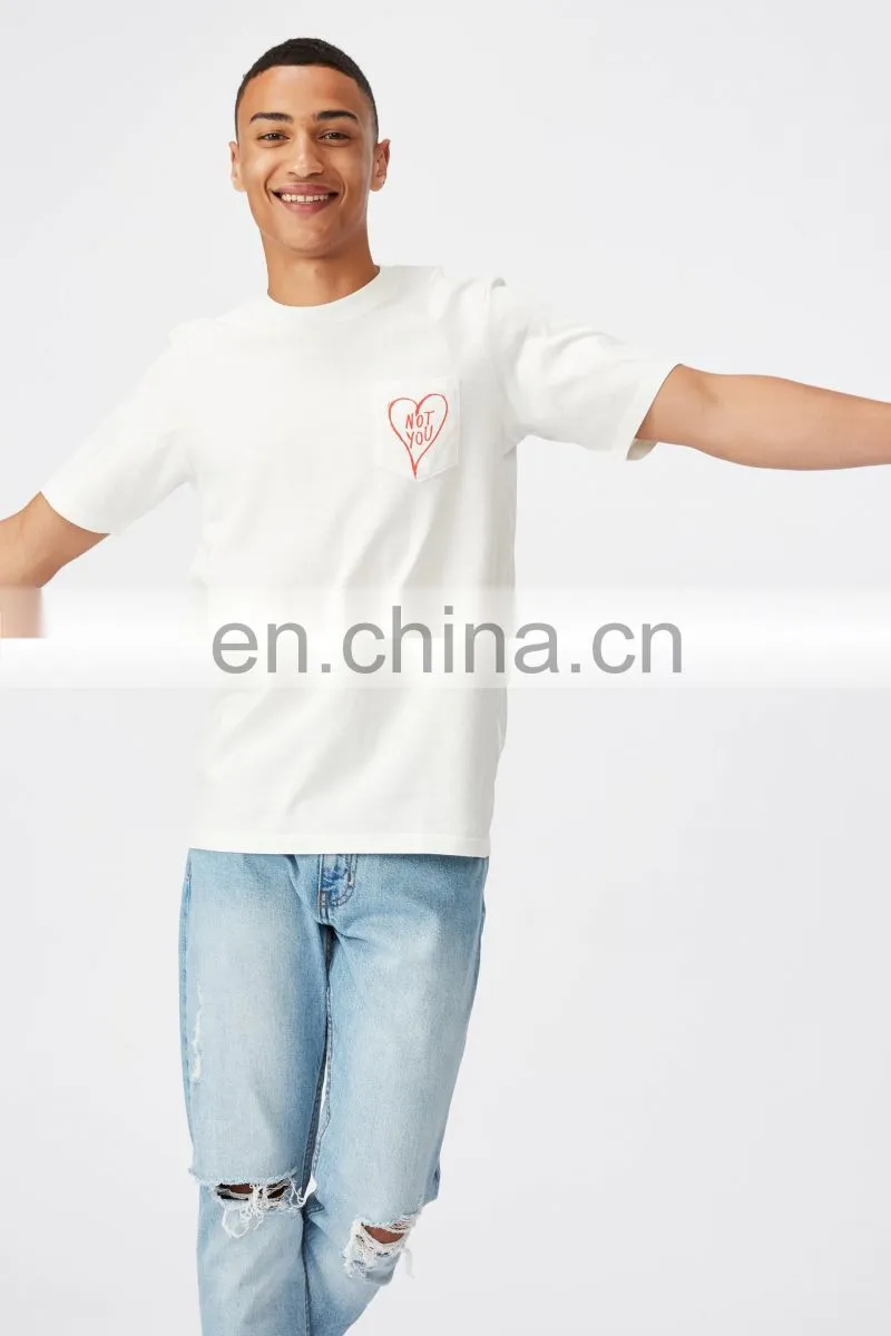 DiZNEW Custom Short Sleeve White T- shirt