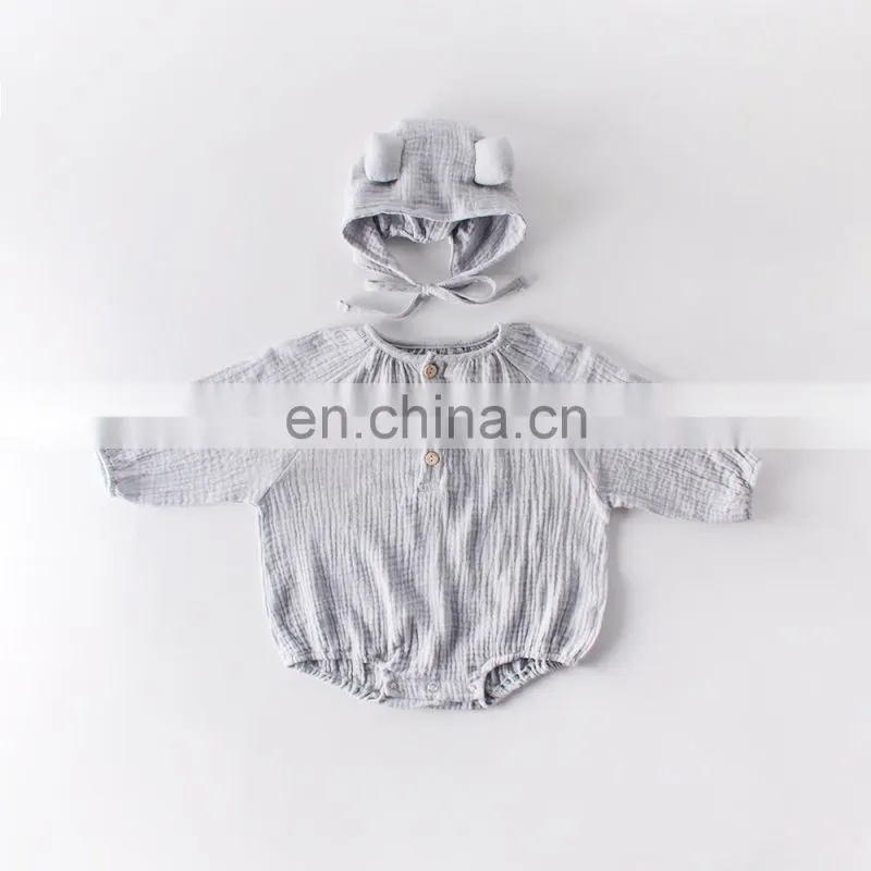 Baby Fashion Soft Rompers Full Sleeve Baby Bamboo Cotton Romper