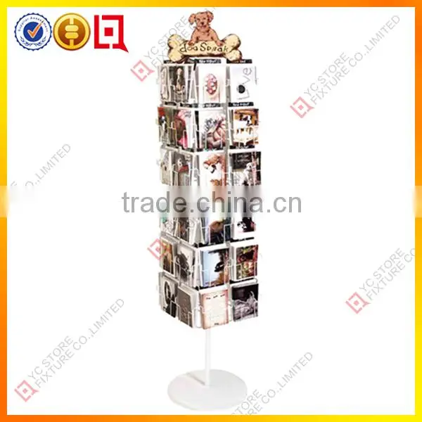 Fashionable useful metal wire display cd rack