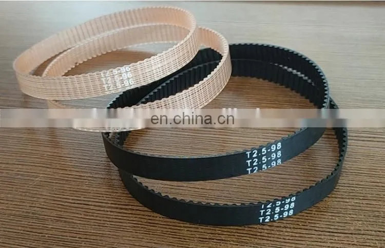 T2.5-8-245 PU Truly Endless aramid fiber Belt Transparent Color