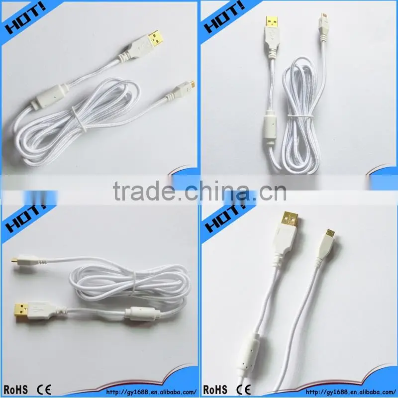 Nylon Braided Usb2.0 Data Sync mobile charger Cable 1m