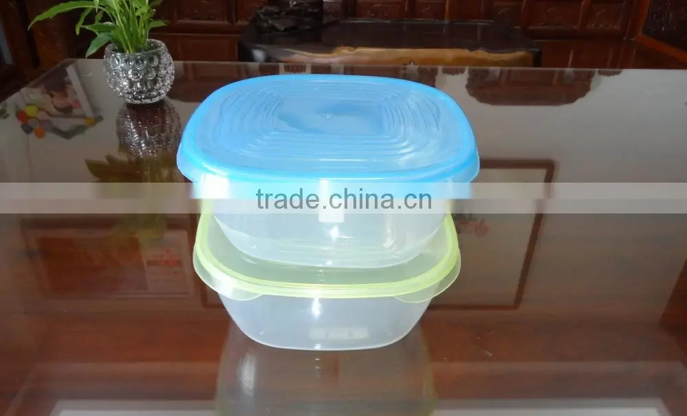 2200ml Square plastic food storage container / food storage box, microwavable