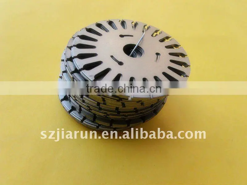 fan motor rotor and stator core lamination by stamping die parts