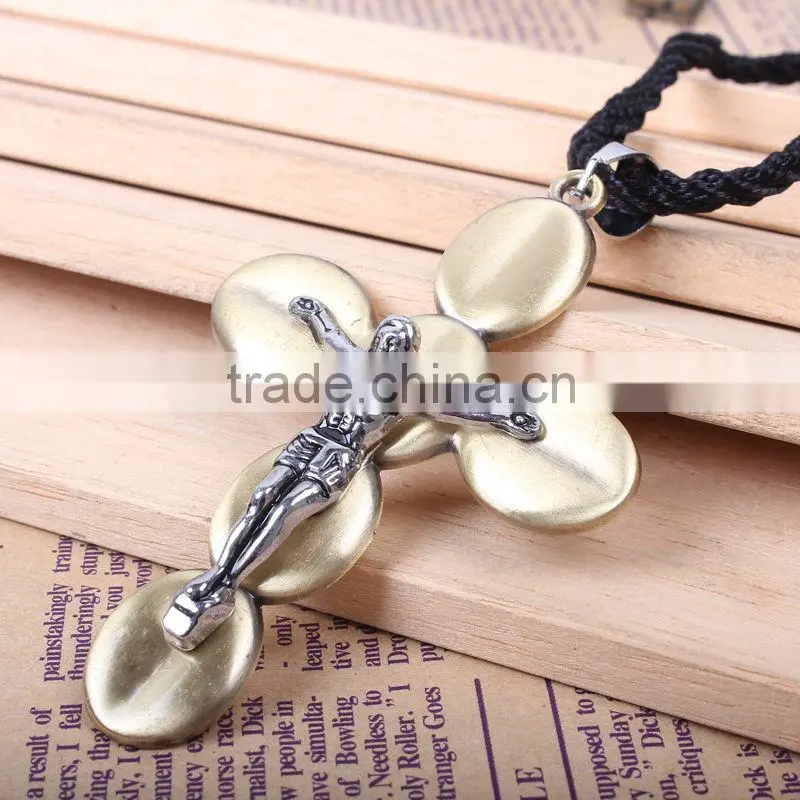 Titanium steel pendant cross of Jesus