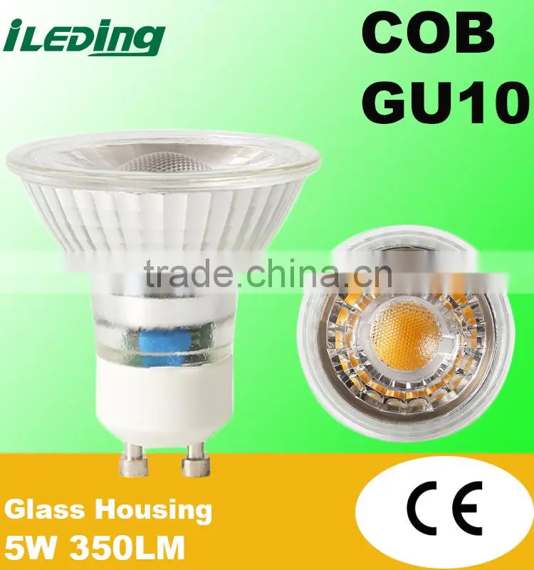 5W COB 350LM CE RoHS GU10 LED