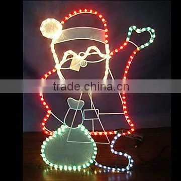 led motif light of santa claus for christmas