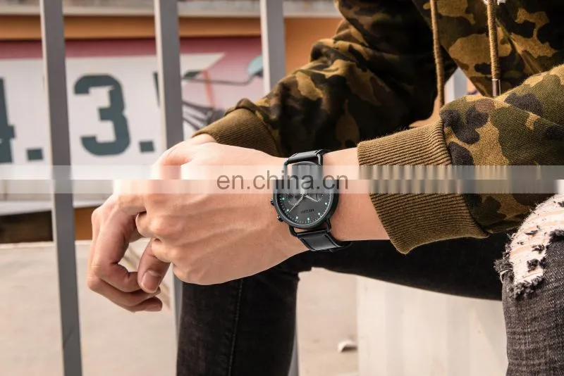 MEGIR 2159 Men's Quartz Watches Waterproof Business Mesh Band Chronograph Date Luxury Wristwatches