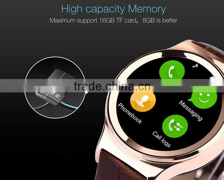 Hot selling touch screen smart watch phone android with sim card