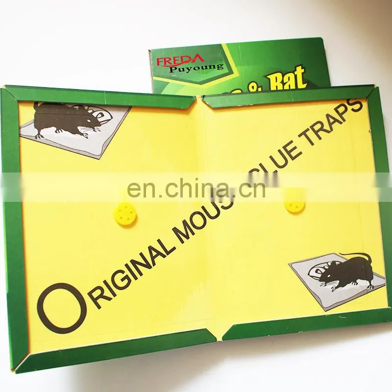 Non Poisonous Mouse & Rat Glue Snare Green Board Glue Trap for Rats