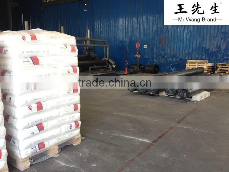 Composite geomembrane with geotextile for dam construction*