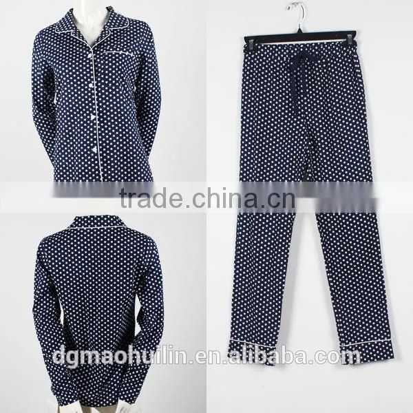 wholesale custom nightgowns cheap woman pajamas asymmetric hem satin pajamas for woman