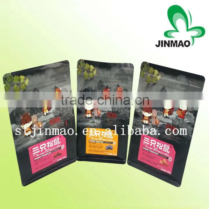 Laminated Printed Flexible Packaging With Standing Flat Bottom Pouch