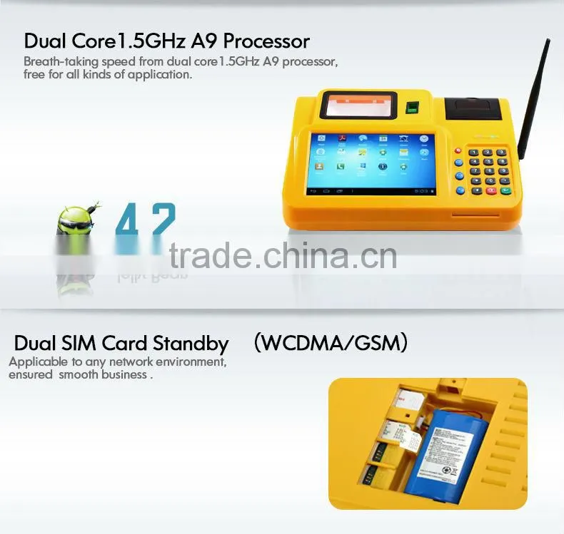 Telpo TPS550 7' Touch Screen Android POS System