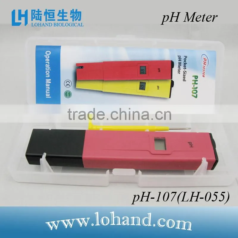 high quality Pocket-size water ph meter PH-107 digital ph meter