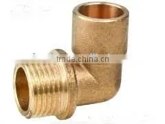 pulbing elbow tee brass fitting