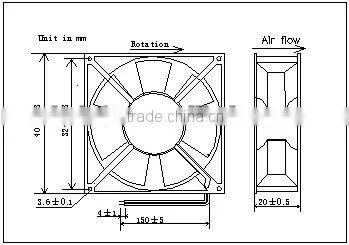 Offer XD4020 DC fan