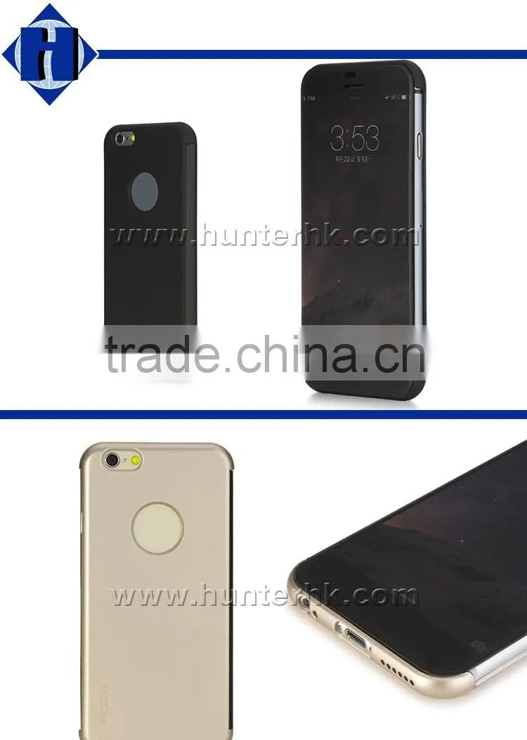 Electroplate Cover Wallet Case For iPhone6