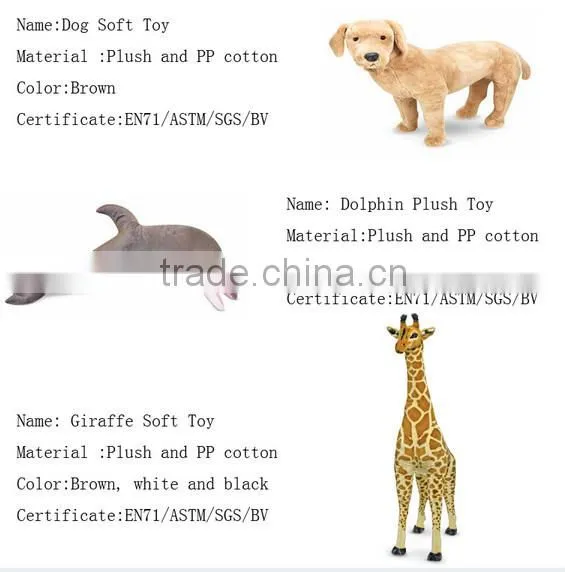 plush animal toy fridge magnet/6cm wholesale plush fridge magnets