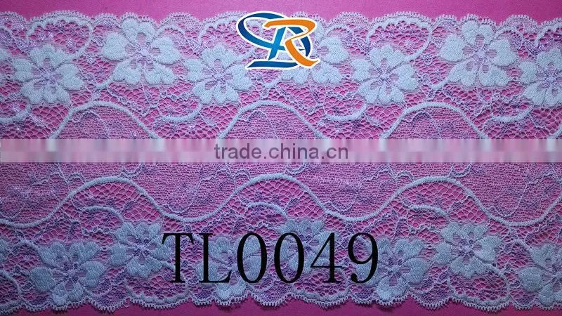 16 cm african swiss voile wide spandex lace trim stretch lingerie lace trim