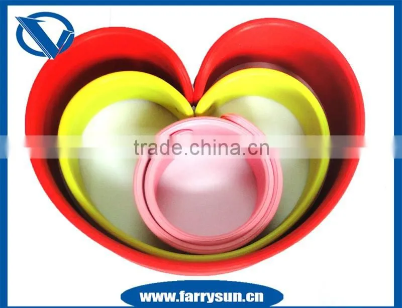 hot selling silicone slap bands, promotion gifts OEM&ODM