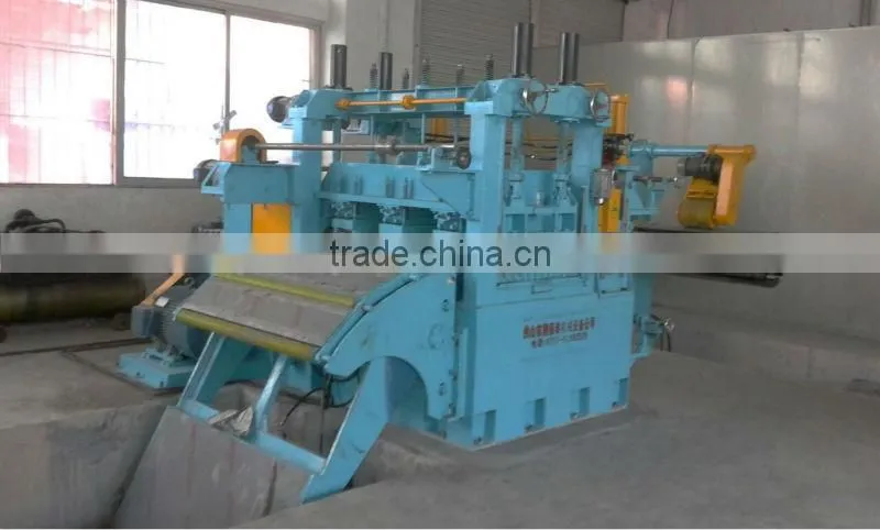 high speed metal coil plate sheet cut to length line and cross cutting