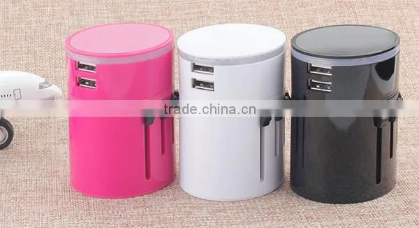 (110128) Best Promotional Gift International Universal Travel Adapter With Usb Port