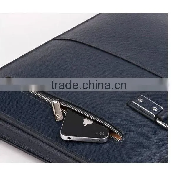 High quality men's genuine leather briefcases for lawyers