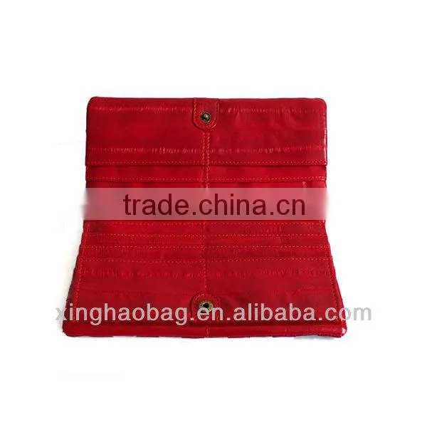 Noble crochet knitting wallet genuine eel skin wallet