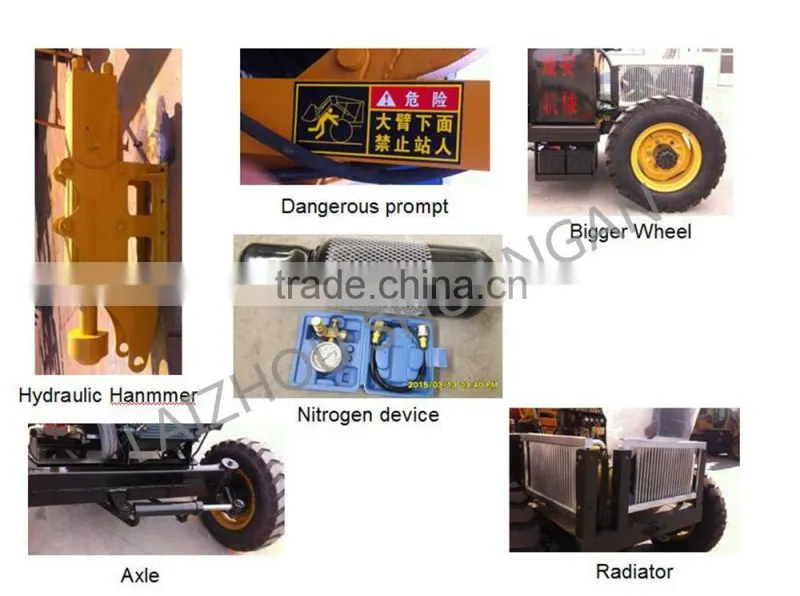 Highroad Guardrail Pile Driver,Hydraulic Piling Machine