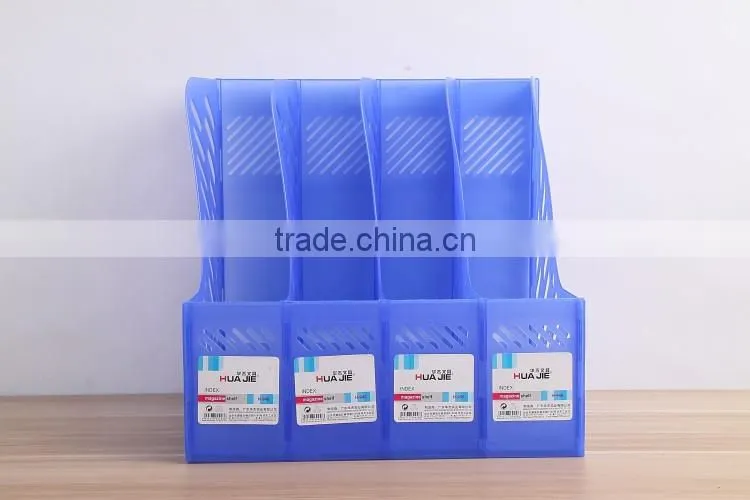 Plastic Custom Size Magazine Rack Use dismountable folding Folded magazine holder