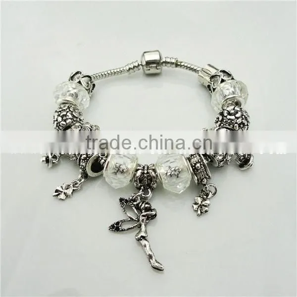 charm power silicone bracelet for cancer