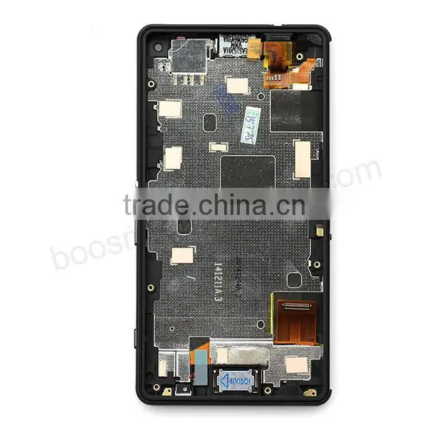100% Test One By One touch screen assembly repair parts for sony z,lcd digitizer for sony z3 compact lcd