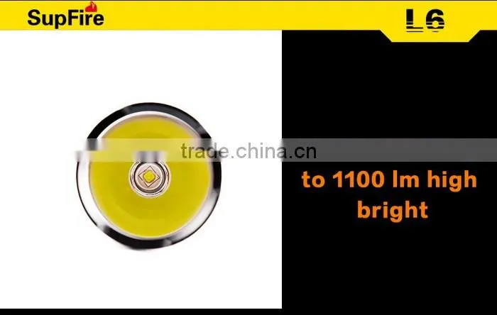 Long range rechargeable LED Flashlight