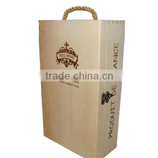 Customized Wood Wine Box China Supplier